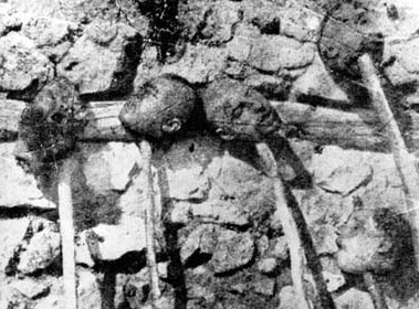 Beheaded Armenian during Armenian Genocide
