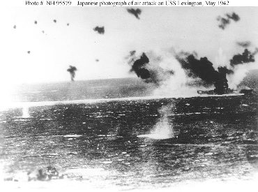 Planes during The Battle of Coral Sea