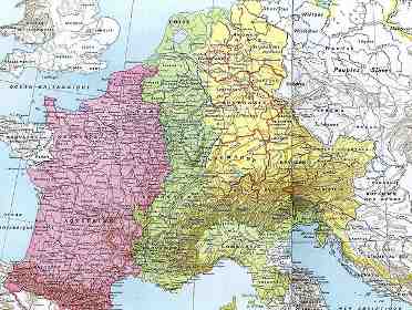 Carolingian Empire Map