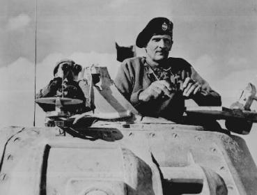 General Montgomery at El Alamein